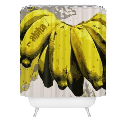 Deb Haugen lucky banana Shower Curtain
