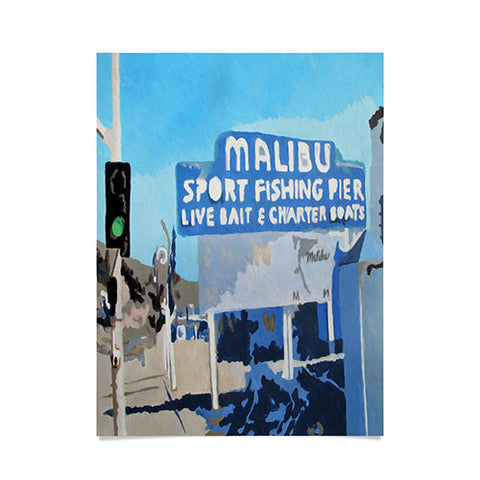 Deb Haugen Malibu Pier Poster