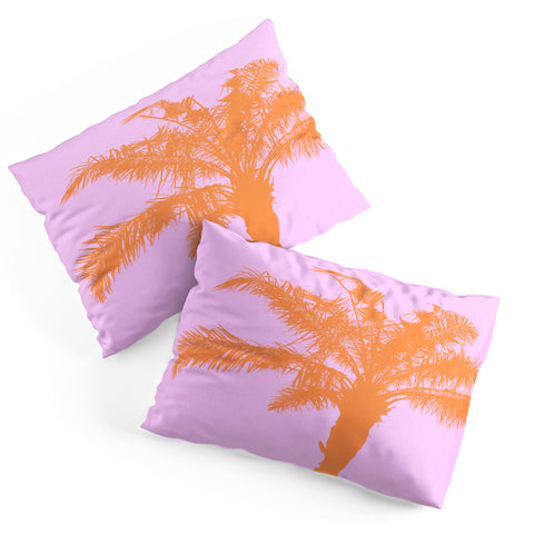 Deb Haugen Orange Palm Pillow Shams