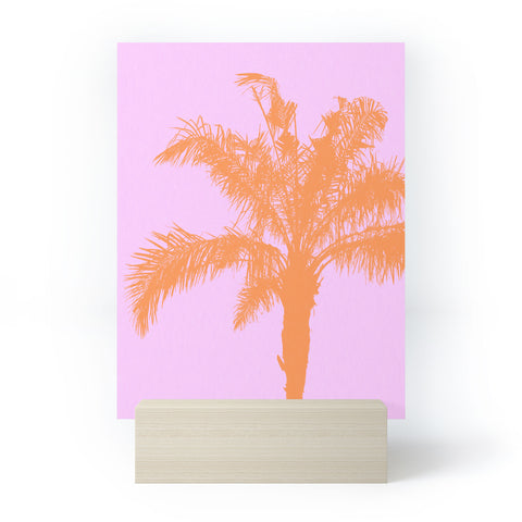 Deb Haugen Orange Palm Mini Art Print