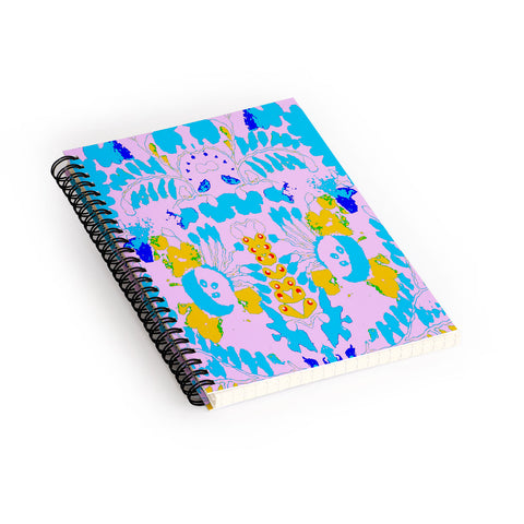 Deb Haugen Organic print pink Spiral Notebook