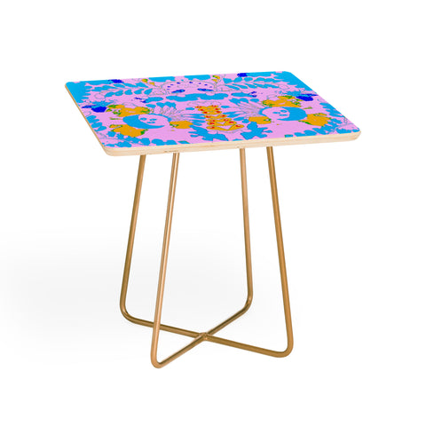 Deb Haugen Organic print pink Side Table