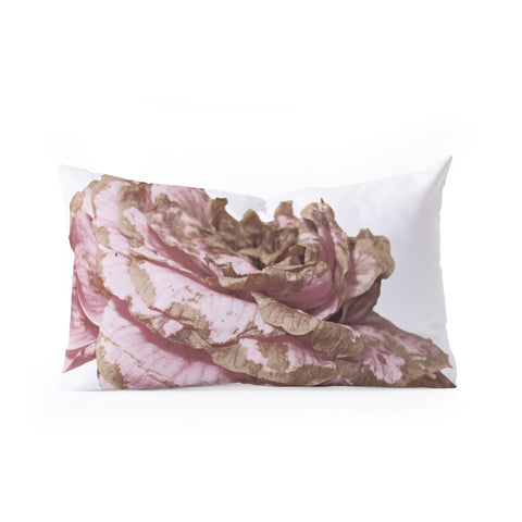 Deb Haugen pink love Oblong Throw Pillow