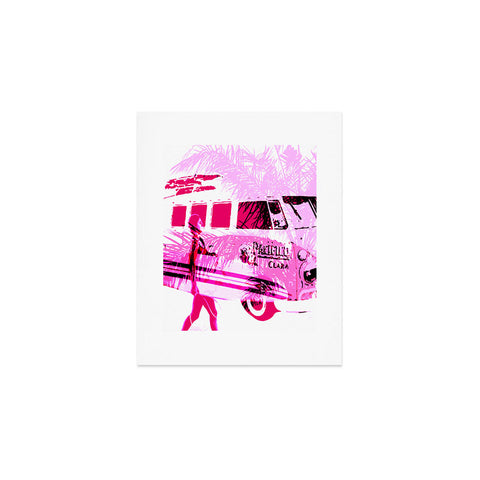 Deb Haugen Pink Surfergirl Art Print