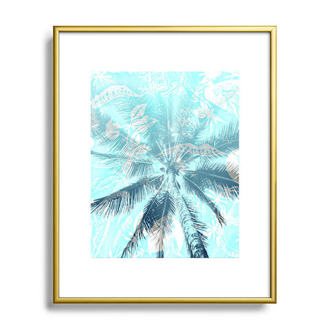 Deb Haugen Portlock Palm Metal Framed Art Print