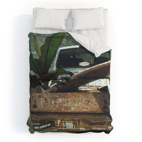 Deb Haugen Pupukea truck Comforter