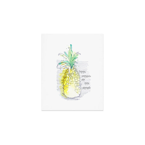 Deb Haugen Pure Pineapple Art Print