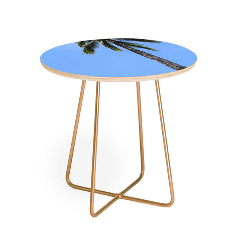Deb Haugen simply a palm Round Side Table
