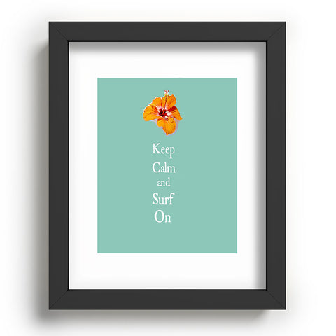 Deb Haugen Stay Calm Recessed Framing Rectangle