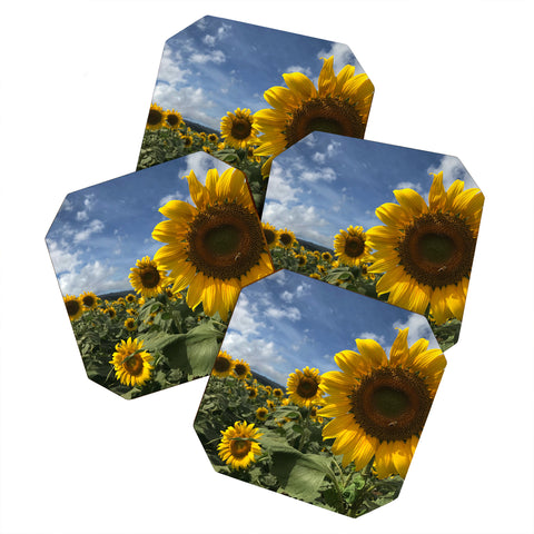 Deb Haugen sunflower love Coaster Set