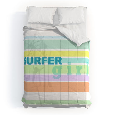 Deb Haugen Surfergirl Stripe Comforter