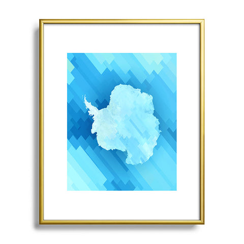 Deniz Ercelebi Antarctica 2 Metal Framed Art Print