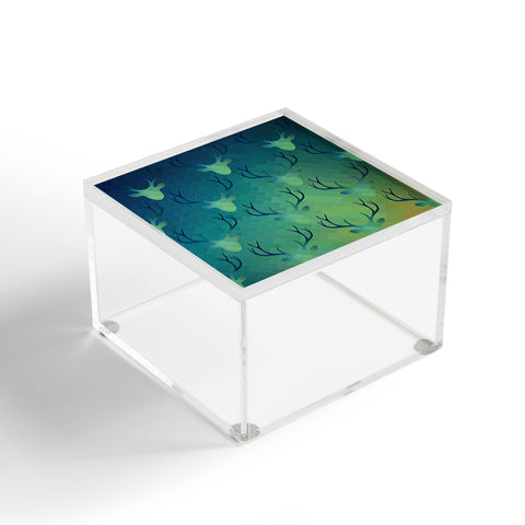 Deniz Ercelebi Aqua Antlers Pattern Acrylic Box