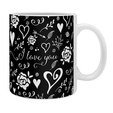 Deniz Ercelebi Black love Coffee Mug