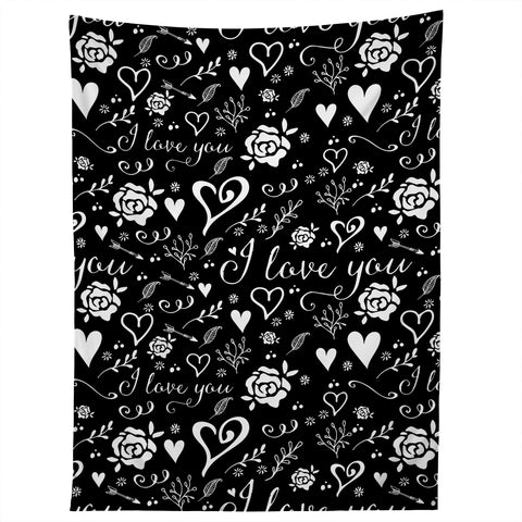 Deniz Ercelebi Black love Tapestry