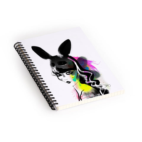 Deniz Ercelebi Bunny gone Spiral Notebook