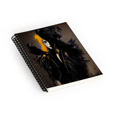 Deniz Ercelebi Crow Spiral Notebook