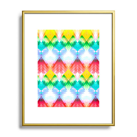 Deniz Ercelebi Crystal Rainbow Metal Framed Art Print