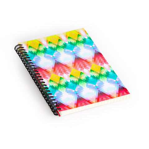 Deniz Ercelebi Crystal Rainbow Spiral Notebook