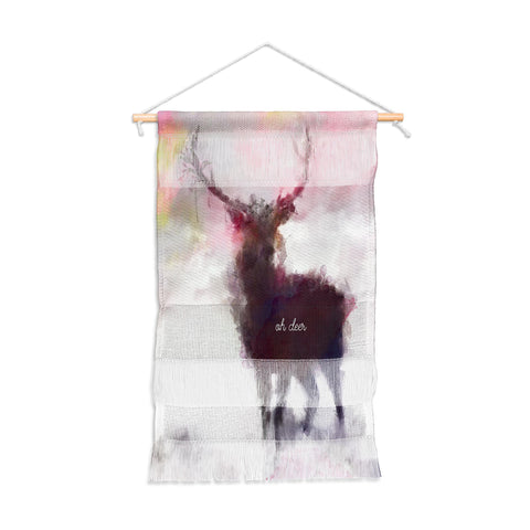 Deniz Ercelebi Deer mist Wall Hanging Portrait