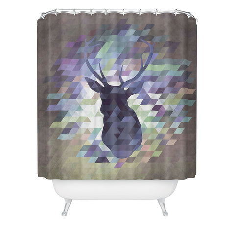 Deniz Ercelebi Digi Deer Shower Curtain