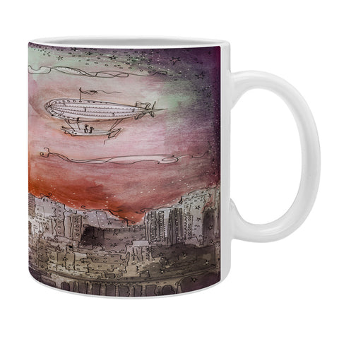 Deniz Ercelebi Float Over The City Coffee Mug