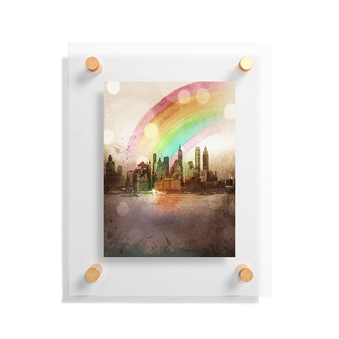 Deniz Ercelebi NYC Rainbow Floating Acrylic Print