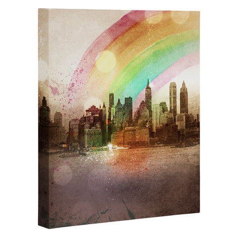 Deniz Ercelebi NYC Rainbow Art Canvas