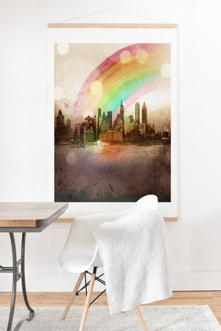 Deniz Ercelebi NYC Rainbow Art Print And Hanger