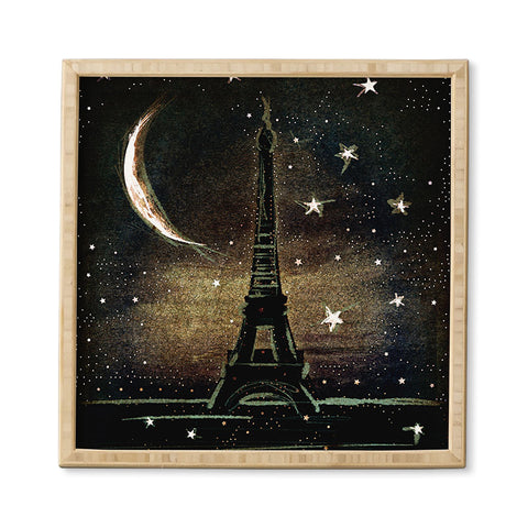 Deniz Ercelebi Paris Midnight Framed Wall Art