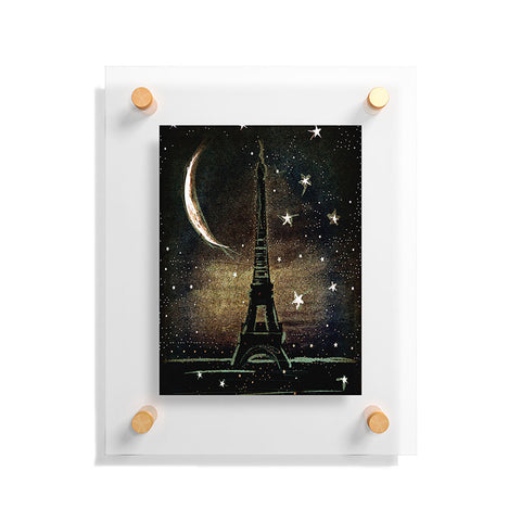 Deniz Ercelebi Paris Midnight Floating Acrylic Print