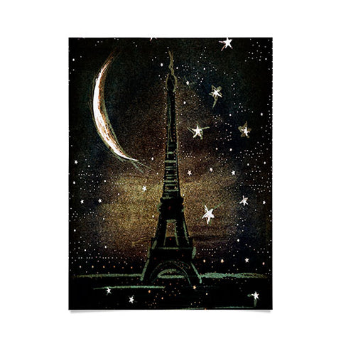 Deniz Ercelebi Paris Midnight Poster