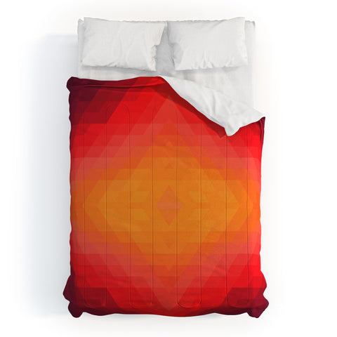 Deniz Ercelebi Pixeled Dawn Comforter