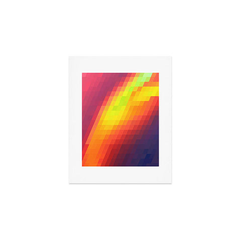 Deniz Ercelebi Pixeled Sunshine Art Print