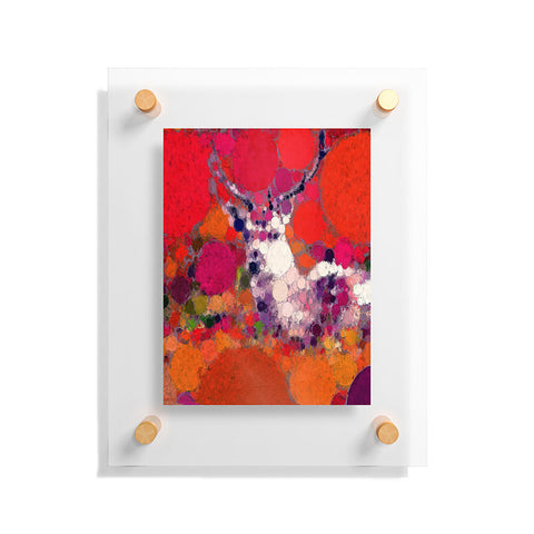 Deniz Ercelebi Purple Deer Floating Acrylic Print