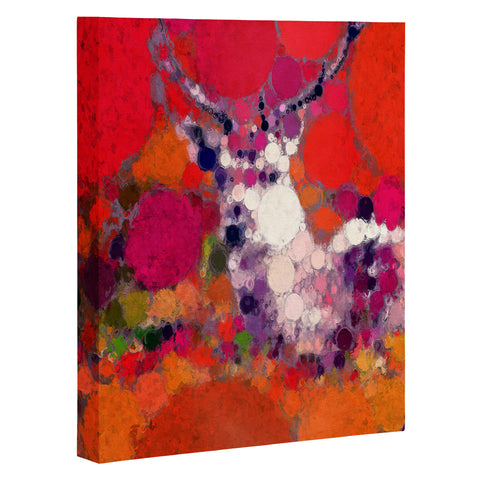 Deniz Ercelebi Purple Deer Art Canvas