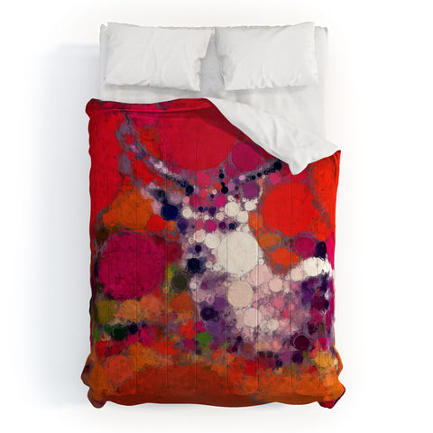 Deniz Ercelebi Purple Deer Comforter