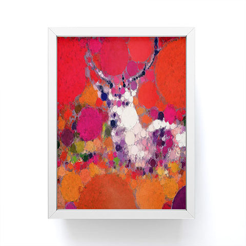 Deniz Ercelebi Purple Deer Framed Mini Art Print