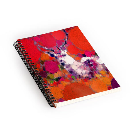 Deniz Ercelebi Purple Deer Spiral Notebook