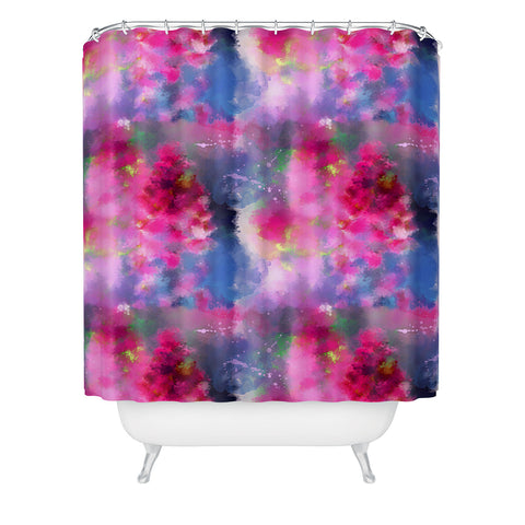 Deniz Ercelebi Spring floral paint 1 Shower Curtain
