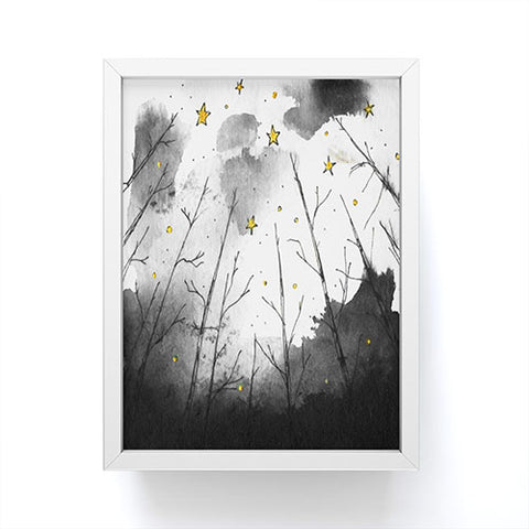 Deniz Ercelebi Woods And Stars Framed Mini Art Print