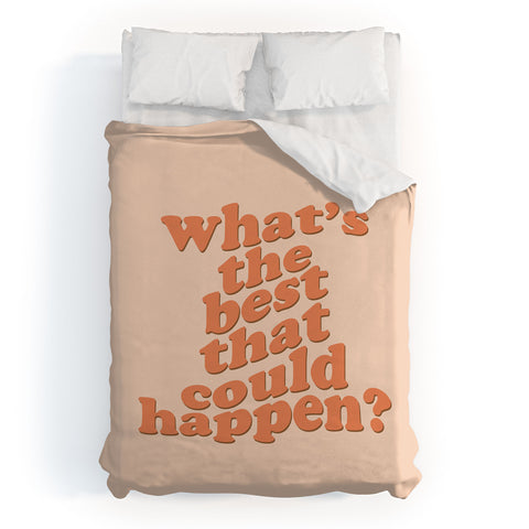 DirtyAngelFace Whats The Best That Could Happen Duvet Cover