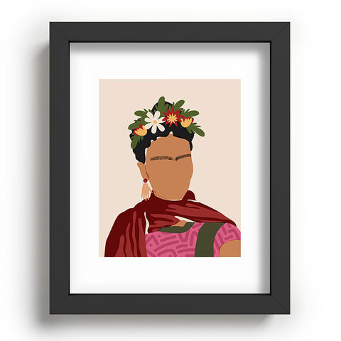 Domonique Brown Frida Kahlo I Recessed Framing Rectangle