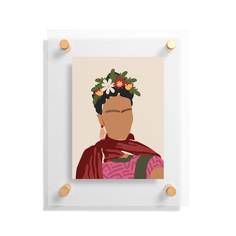 Domonique Brown Frida Kahlo I Floating Acrylic Print