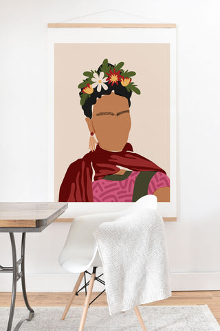 Domonique Brown Frida Kahlo I Art Print And Hanger