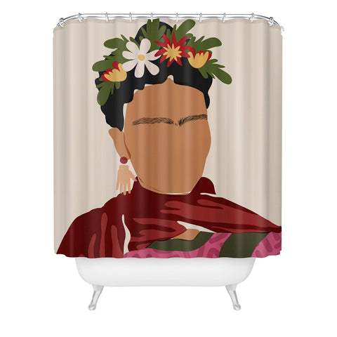 Domonique Brown Frida Kahlo I Shower Curtain
