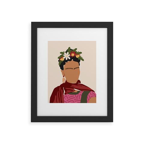 Domonique Brown Frida Kahlo I Framed Art Print