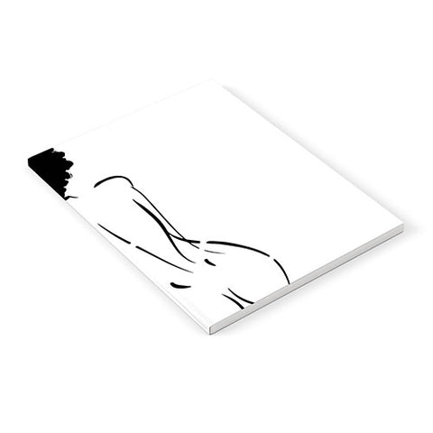 Domonique Brown Nude in Black No 2 Notebook