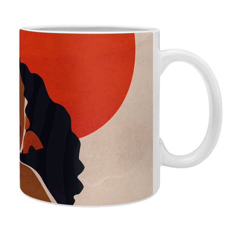 Domonique Brown Red Sun Coffee Mug