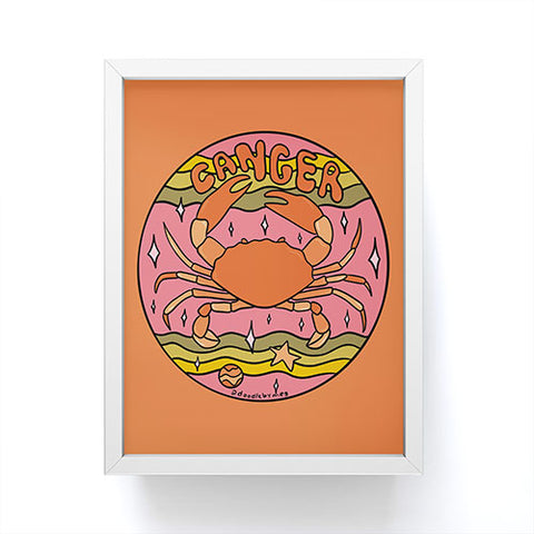 Doodle By Meg 2020 Cancer Framed Mini Art Print